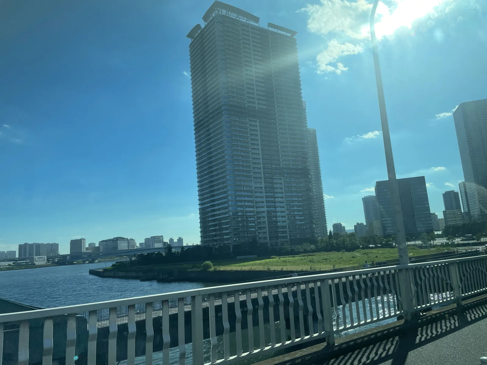 Waterfront view in the Toyosu and Kachidoki area
