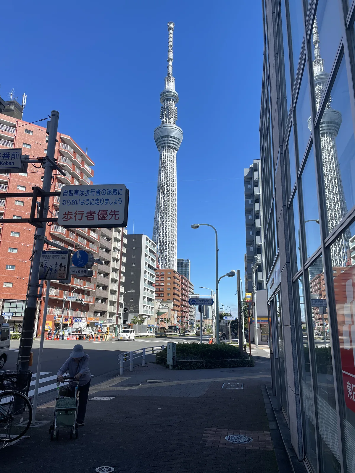 Tokyo Skytree at the end of the GYO-10 journey