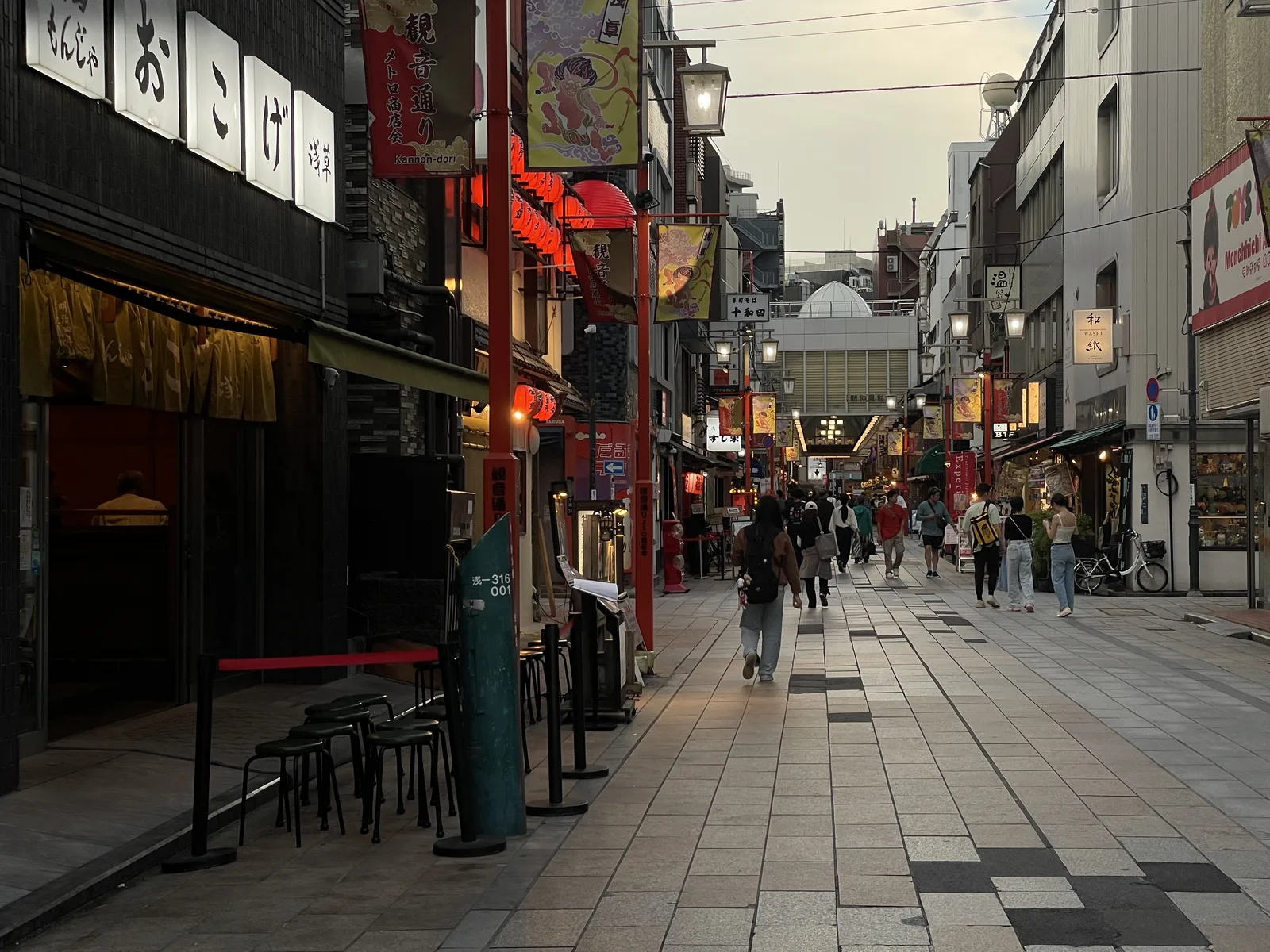 Asakusa streets along the TO-08 route