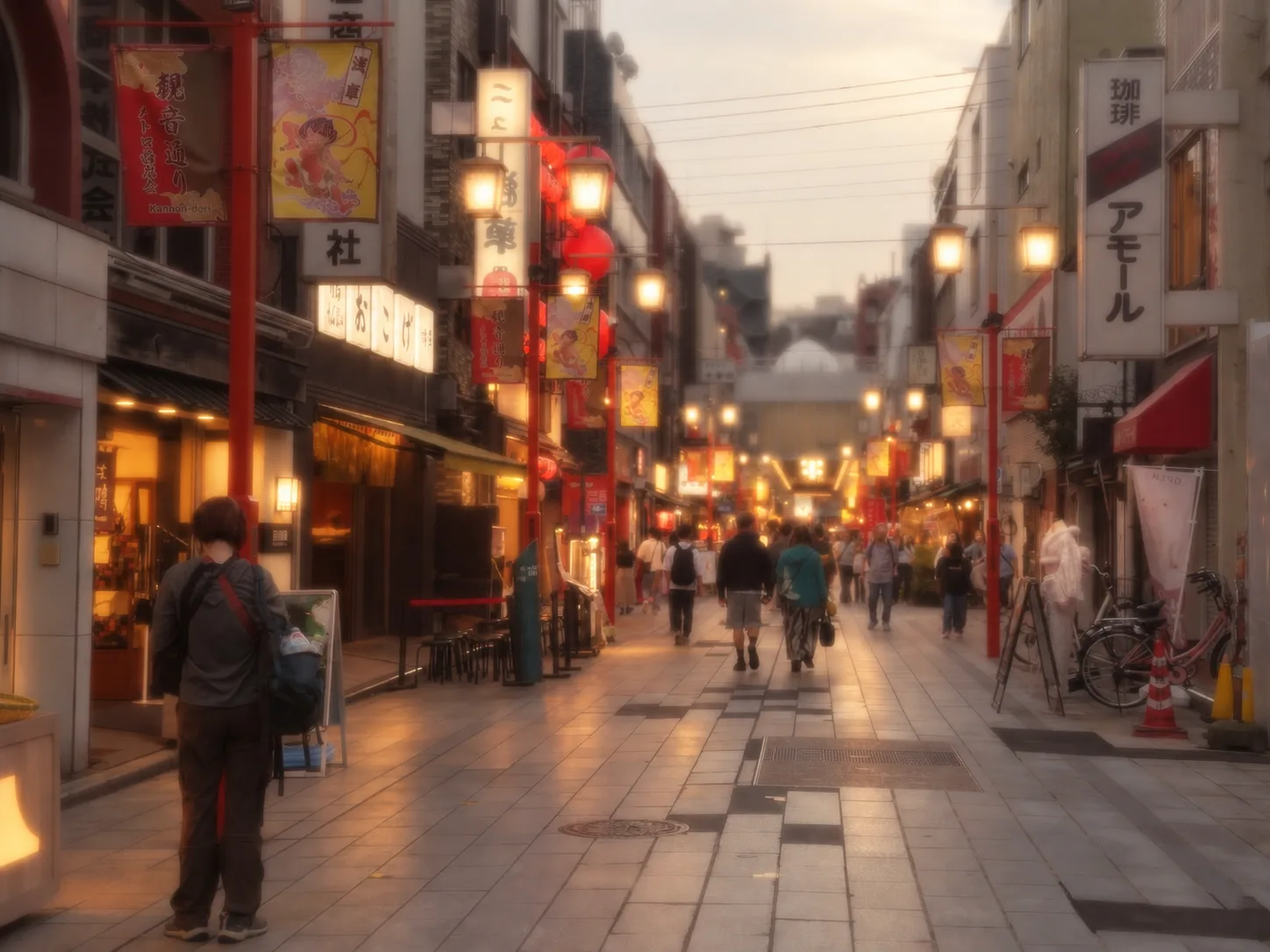 Asakusa seen along the TO-08 bus journey